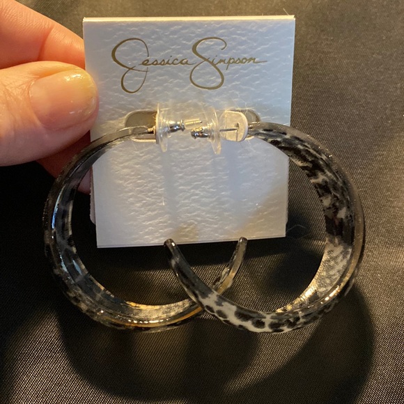 Jessica Simpson Jewelry - COPY - NWT Jessica Simpson hoop earrings